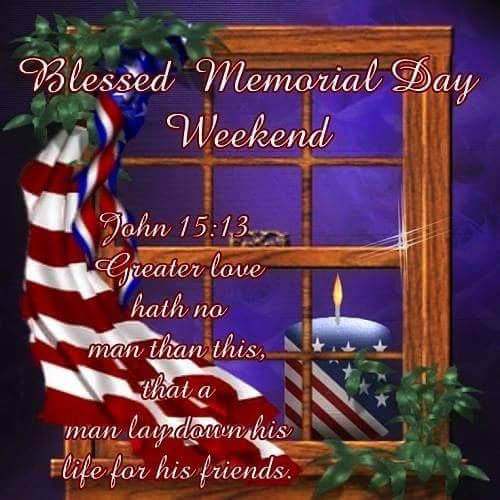 Blessed Memorial Day Weekend Images with Blessings Christian Religious Quotes