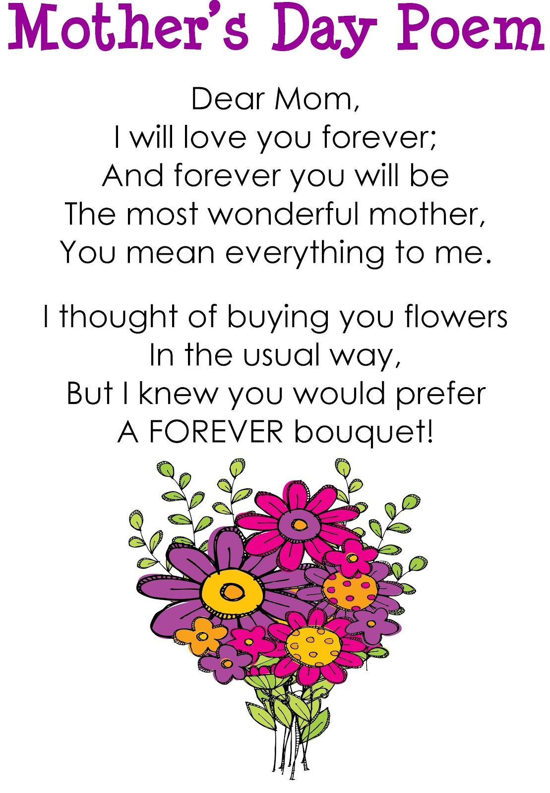 Mothers Day Poem Picture Image