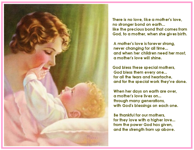Mothers Day Wishes Messages and God's Blessings