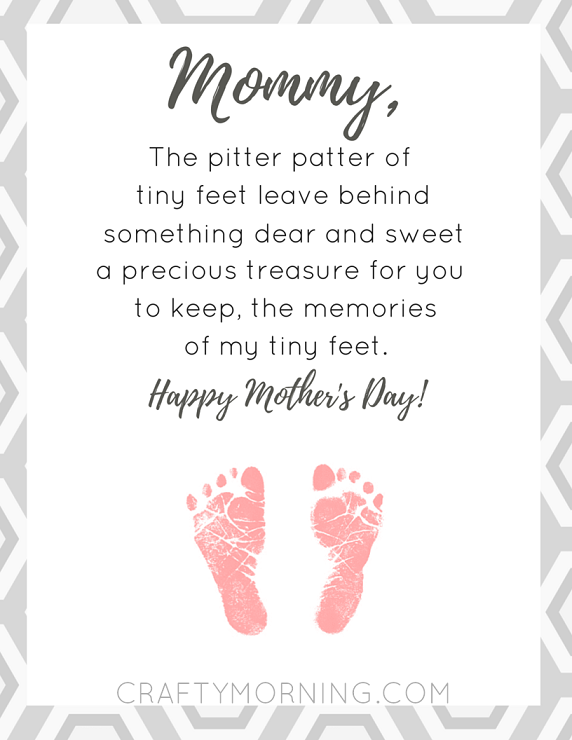 Short Printable Mothers Day Poems for Preschool - Preschoolers