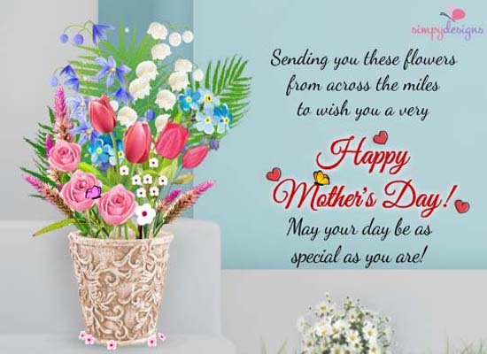 Best Happy Mothers Day Flowers Wishes Image