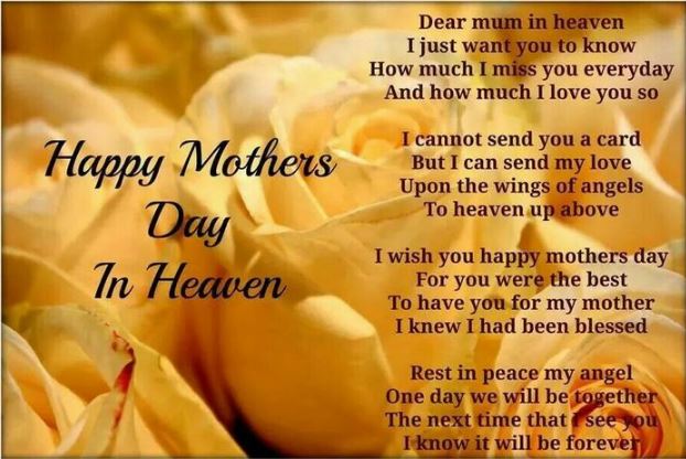 Happy Mothers Day in Heaven Image Miss You Mom Picture