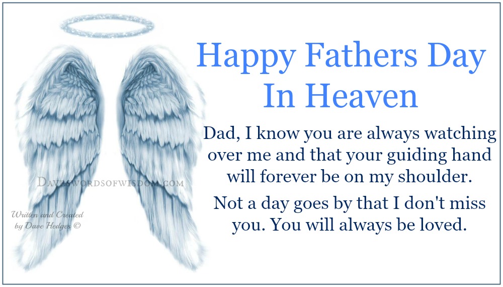 Fathers Day in Heaven Quotes Pictures