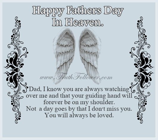 Happy Fathers Day in Heaven Images with Quotes